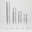 Glass Slitted Glass Diffuser Downstem 4 size (2.5"-5") mixed Pack of 12_0