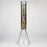 15.5" Egyptian Hieroglyph / 7 mm / Glow in the dark / Glass Bong  [LL034-YLW]_2