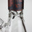 15.5" Egyptian Hieroglyph / 7 mm / Glass Bong  [LL034-RED]_4