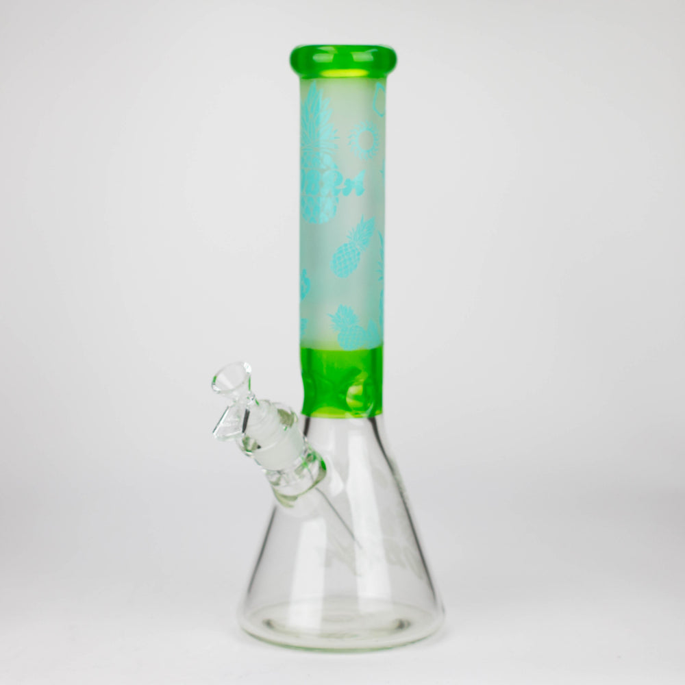 COBRA | 13.5" sandblasted pineapple 7 mm glass bong [LL023]_0