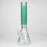 14" Leaf Glow in the dark 7 mm glass bong [LL033]_2