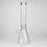 14" Leaf Glow in the dark 7 mm glass bong [LL033]_1