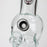 6" Mini Skull base soft glass water bong  [BS11]_5