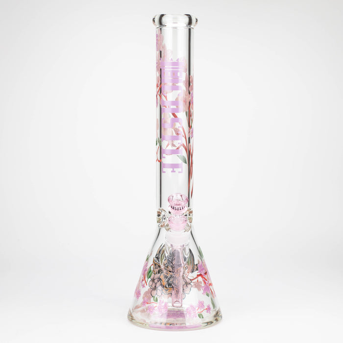 Castle Glassworks | 16" Cherry Blossom Beaker_4