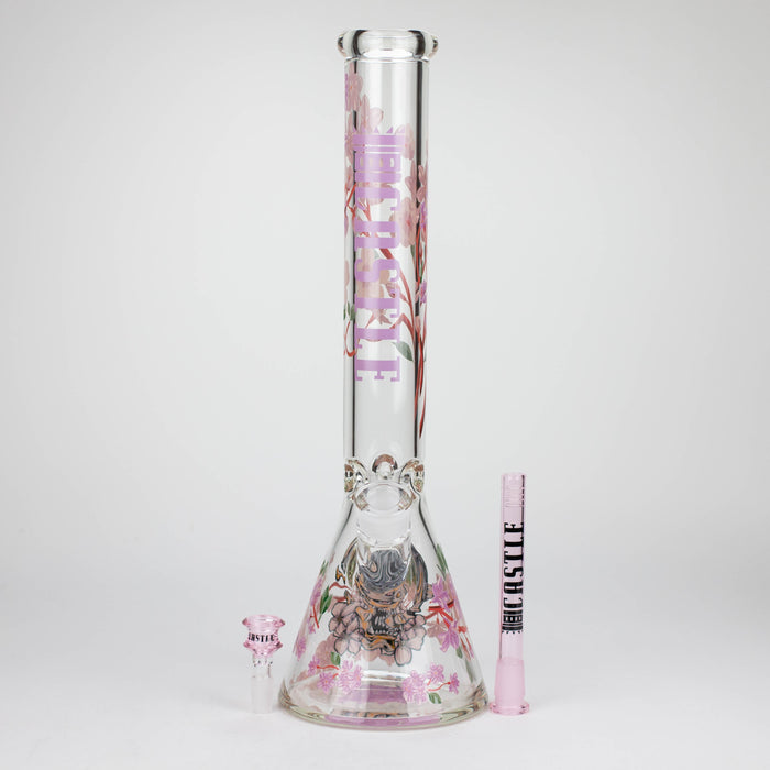 Castle Glassworks | 16" Cherry Blossom Beaker_2