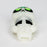 3.5" Skull Silicone hand Pipe with glow [H288G]_3