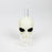 4" Alien hand pipe glow in the dark [H279G]_3