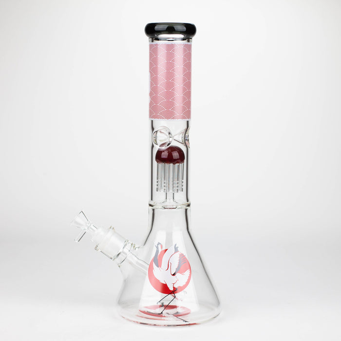 Infyniti | Untamed 14" 7 mm classic beaker water bong - Crane [GP2020]_4