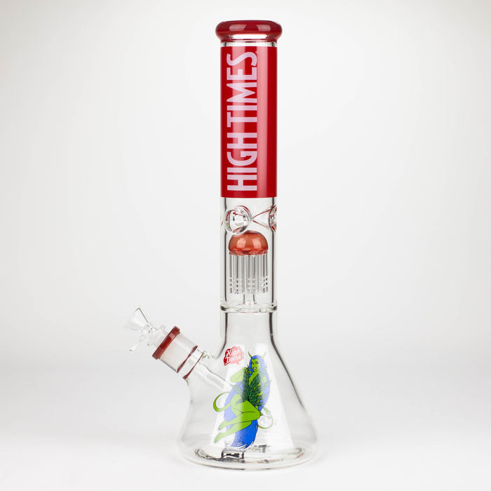 Infyniti | High Times 16" 7 mm classic beaker water bong with tree arm percolator [HIT1020GP]_4