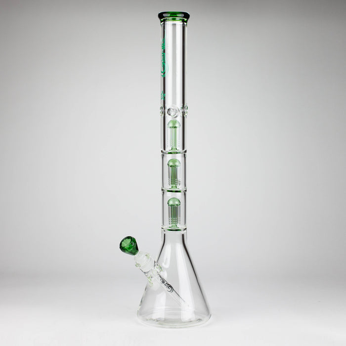 GENIE | 24" 9mm Triple percolator beaker water bong [GB1907]_8