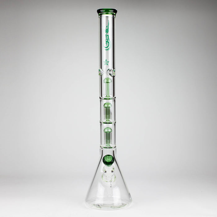 GENIE | 24" 9mm Triple percolator beaker water bong [GB1907]_9