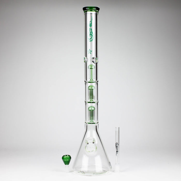 GENIE | 24" 9mm Triple percolator beaker water bong [GB1907]_2