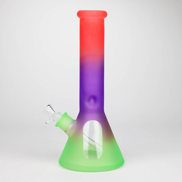 12.5" Soft glass 7mm beaker water bong [M12004]_6