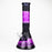 12.5" Soft glass 7mm beaker water bong [M12007B]_2