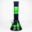 12.5" Soft glass 7mm beaker water bong [M12007B]_3