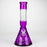 12.5" Soft glass 7mm beaker water bong [M12007A]_9