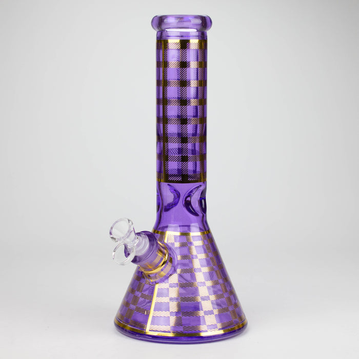 12.5" Soft glass 7mm beaker water bong [M12009A]_7