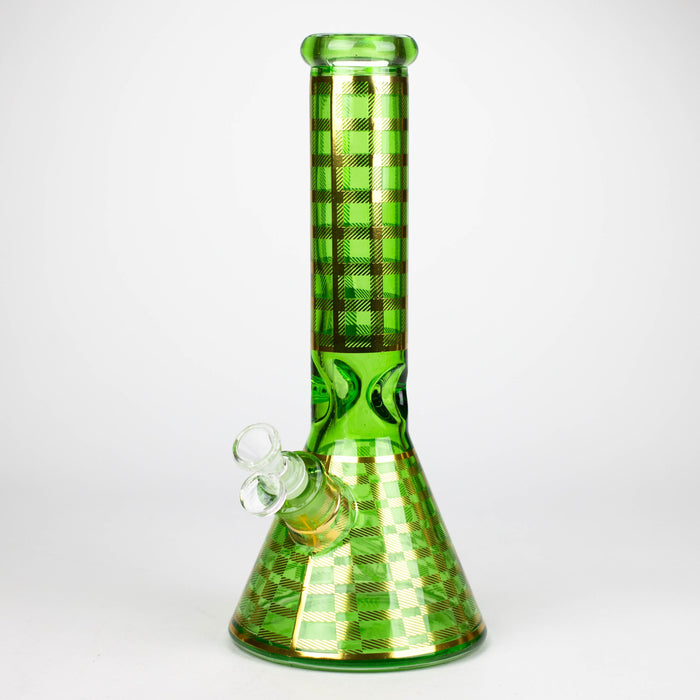 12.5" Soft glass 7mm beaker water bong [M12009A]_8