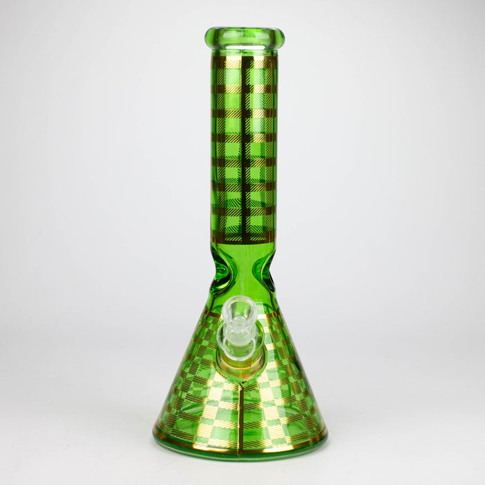 12.5" Soft glass 7mm beaker water bong [M12009A]_10