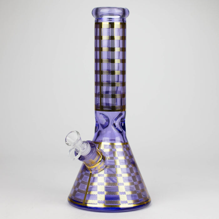 12.5" Soft glass 7mm beaker water bong [M12009A]_4