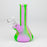 5" Tricolor silicone mini beaker water bong [71-Top09]_6