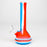 8" Tricolor silicone beaker water bong [71-Top13]_2