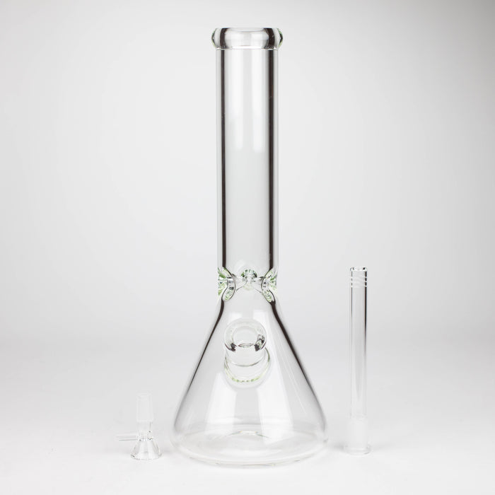 14" Exclusive License 7mm Glass Bong with Stickers [C1559]_8