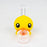 4" Duck Glass hand pipe-Assorted [H360]_1