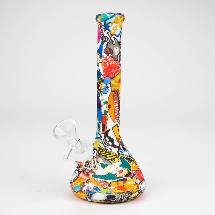 7.5" Silicone Mini Bong - Assorted [143B]_1