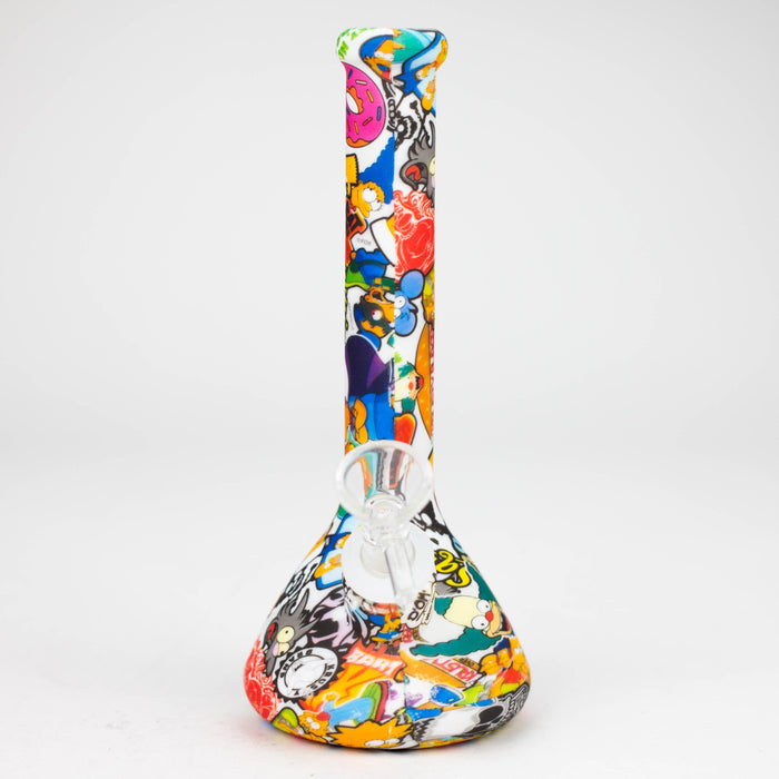 7.5" Silicone Mini Bong - Assorted [143B]_3