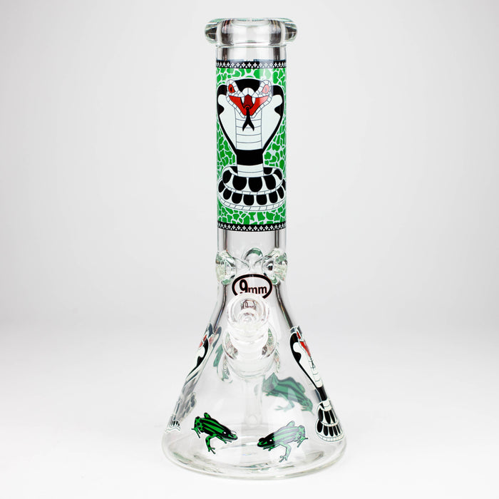 Fortune | 12" 9mm Snake Glow in the dark Beaker Bong [GT125009]_1