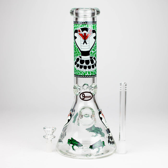 Fortune | 12" 9mm Snake Glow in the dark Beaker Bong [GT125009]_6