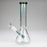 AQUA | 10" Beaker glass water bong with silicone cap [AQUA200]_3