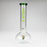 AQUA | 10" Round glass water bong with silicone cap [AQUA201]_5