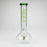 AQUA | 10" Round glass water bong with silicone cap [AQUA201]_6