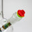 AQUA | 10" Round glass water bong with silicone cap [AQUA201]_12