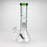 AQUA | 10.5" Single tree arm glass water bong with silicone cap [AQUA202]_3