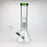 AQUA | 10.5" Single tree arm glass water bong with silicone cap [AQUA202]_4