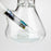 AQUA | 10.5" Single tree arm glass water bong with silicone cap [AQUA202]_12