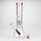 AQUA | 10.5" Single tree arm glass water bong with silicone cap [AQUA202]_18