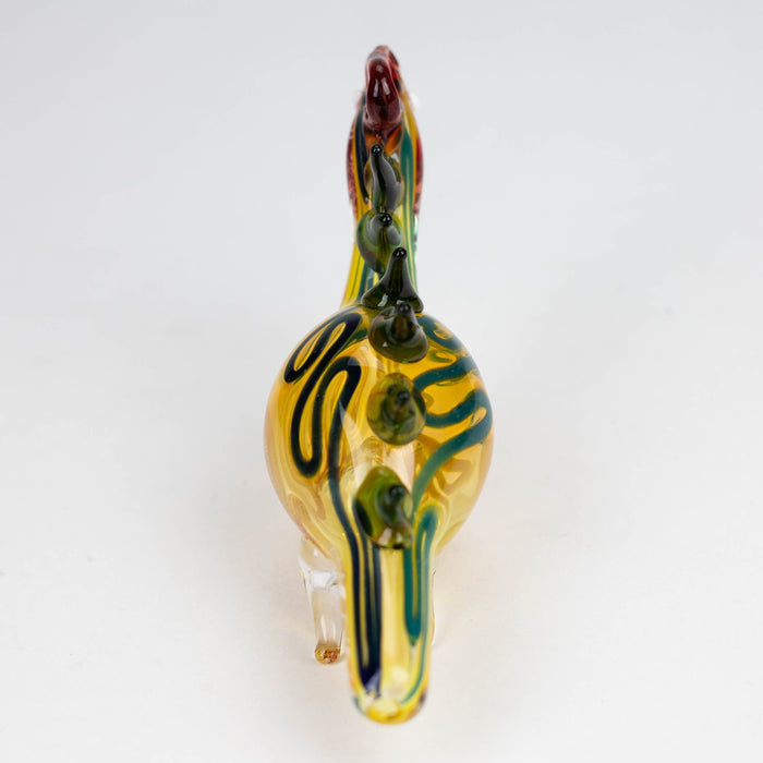 7" Lizard Insideout Glass Pipe [PIP972]_3