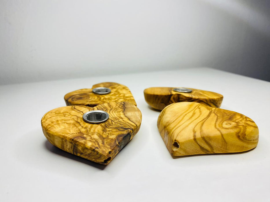 VOW | Olive Wood Heart Pipe_3