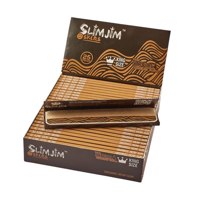 Slimjim | Natural King Size Skins Box of 25_0