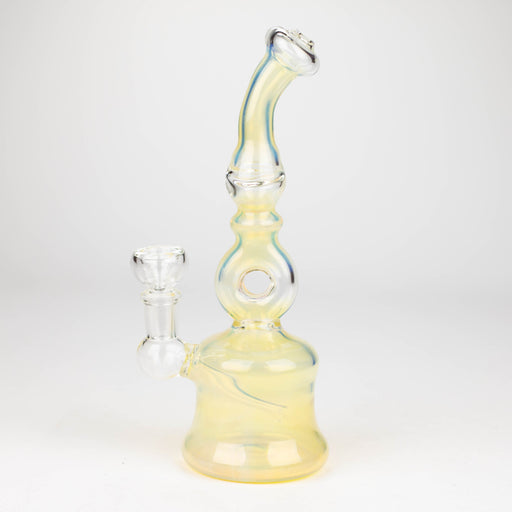 8" gold fumed glass water Pipe_1