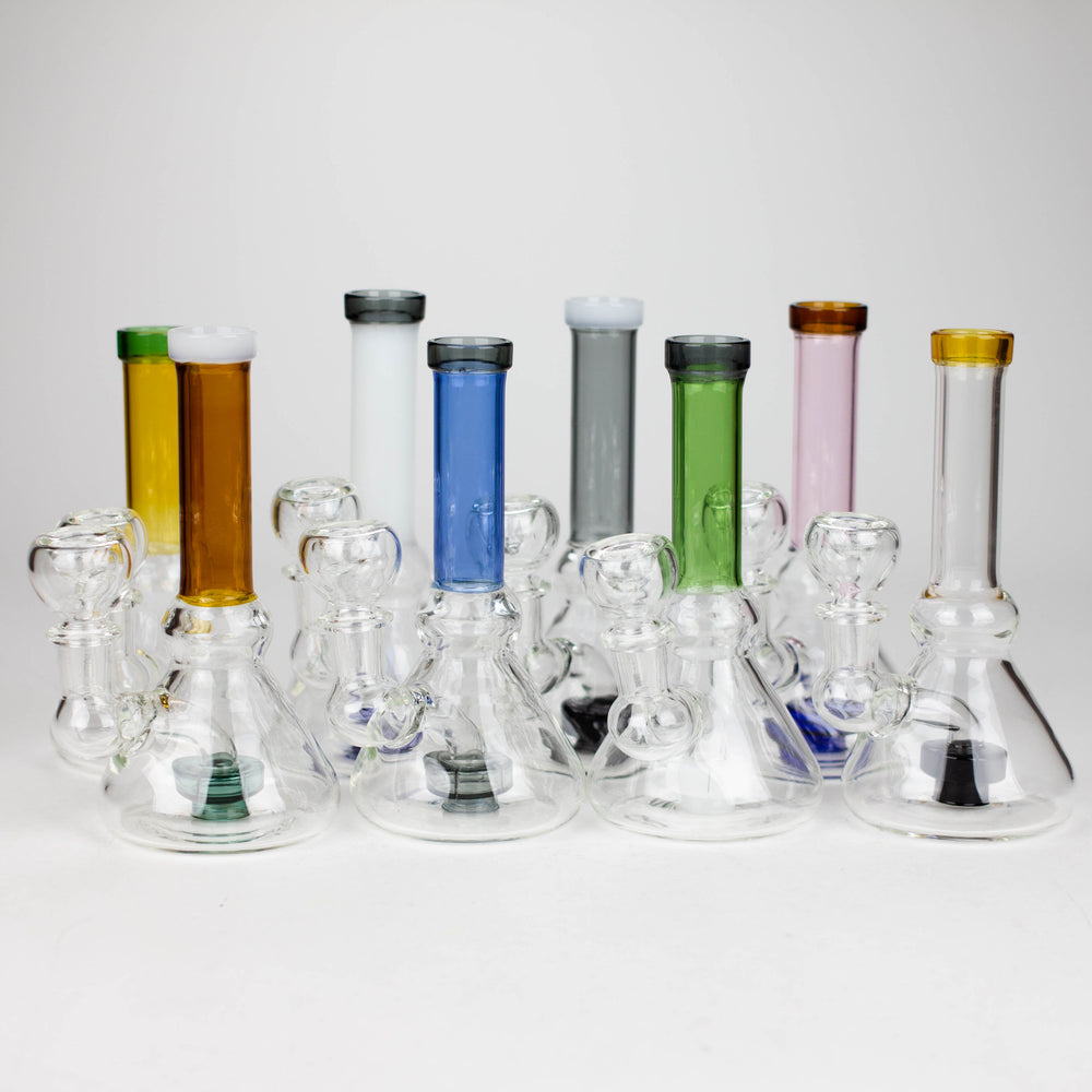 6" cone diffused glass bubbler_0