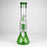 14" Color accented 7 mm glass water bong_2