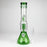 14" Color accented 7 mm glass water bong_8