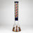 17" Color accented 7 mm glass water bong With Poker Design_7