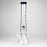 16" Color accented 7 mm glass water bong With Dffiuser_6