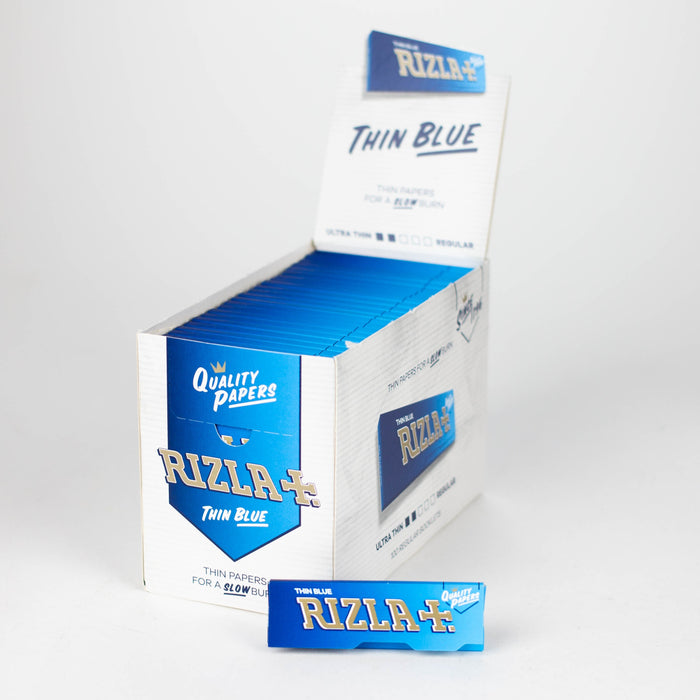 Rizla | Thin Blue single wide size Box of 100_0